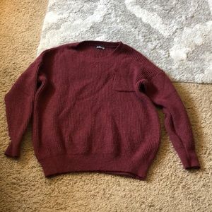 Maroon sweater